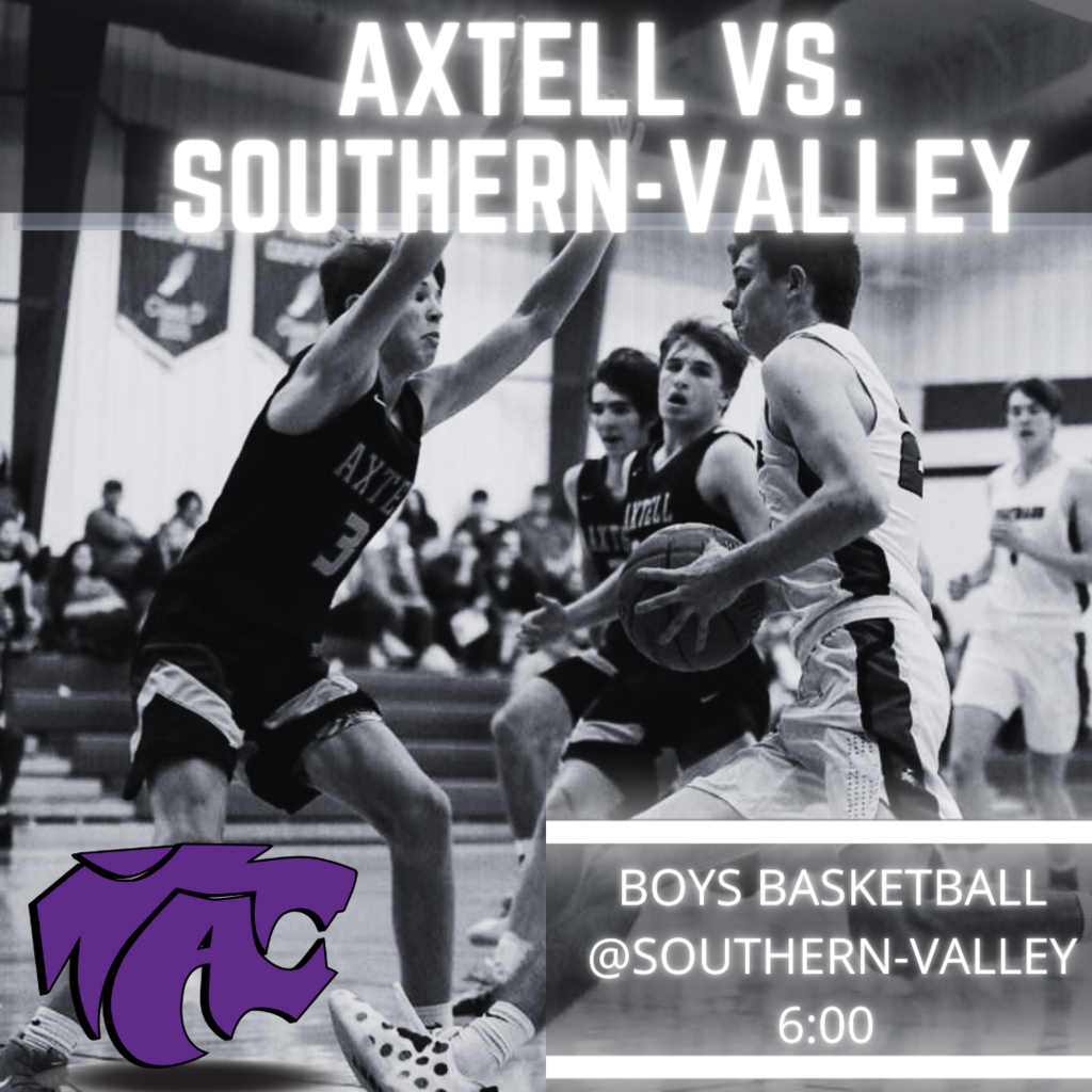 Basketball times with a picture of a basketball of Axtell 