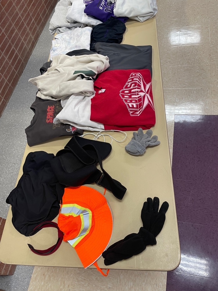 lost and found items.
