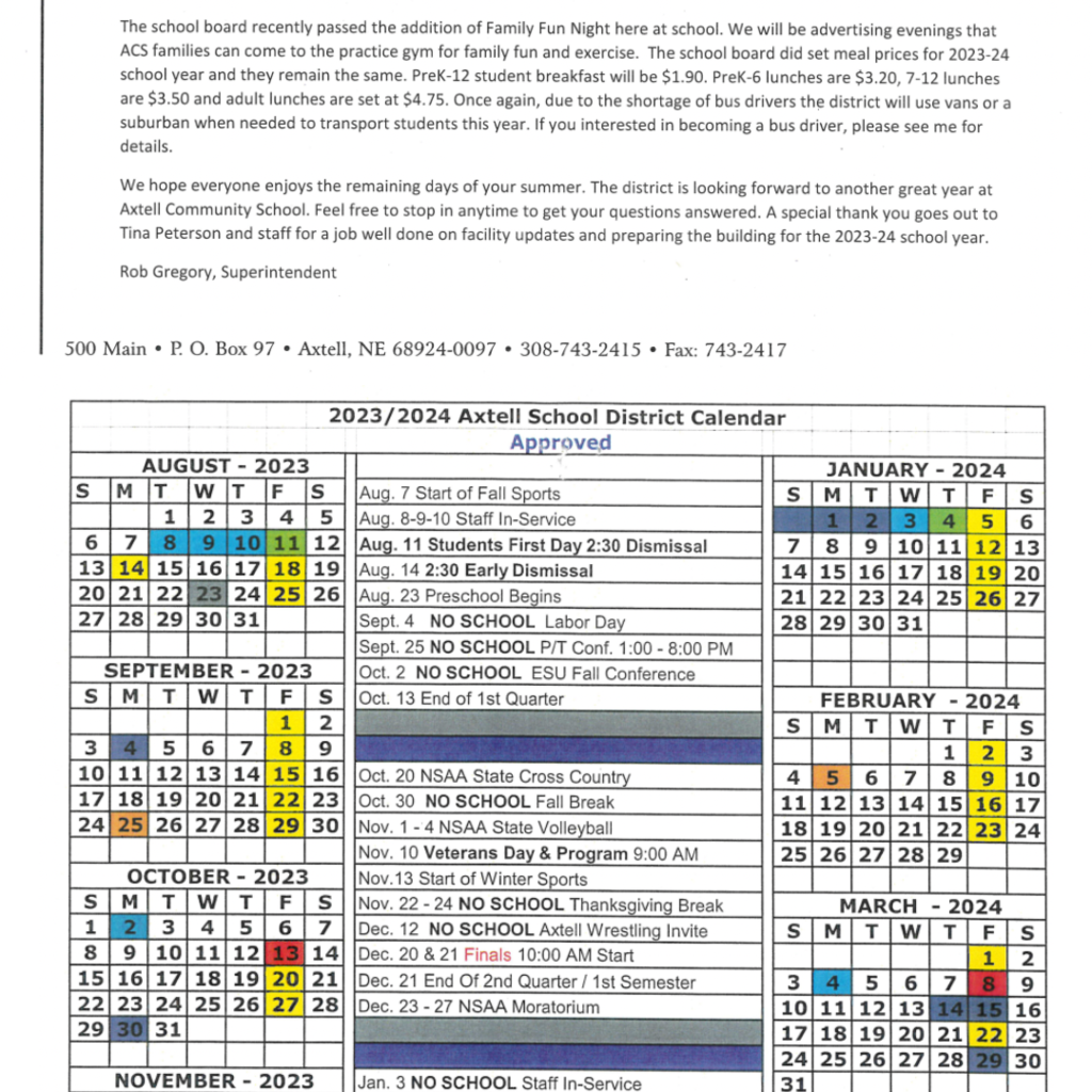 Live Feed Axtell Community School
